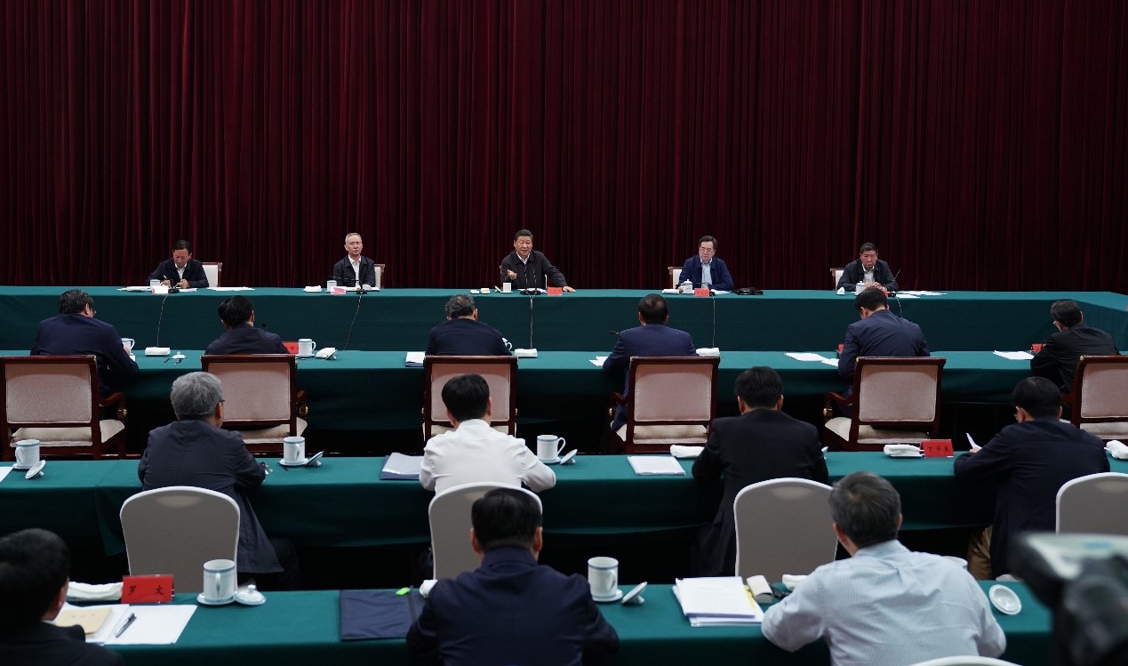 2019年5月20日至22日，中共中央總書記、國家主席、中央軍委主席習近平在江西考察，主持召開推動中部地區(qū)崛起工作座談會并發(fā)表重要講話。新華社記者 謝環(huán)馳 攝 